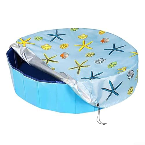 Vereinfachte Wartung: Das innovative Design unserer runden Poolabdeckung macht die Reinigung mühelos mit einer sicheren Passform (122 x 30 cm) von Entgoinggo