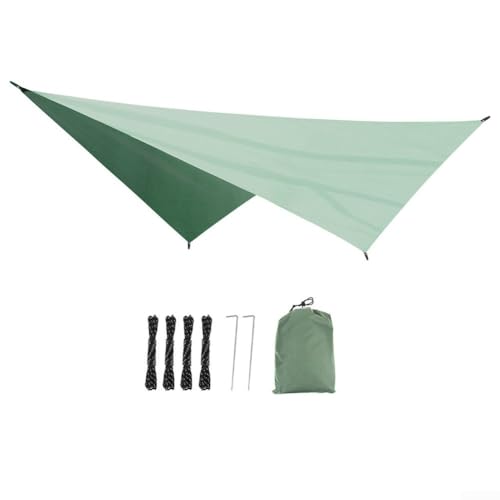 Verstärkte Plane für Camping, leicht, wasserdicht und UV-Schutz (weiß) von Entgoinggo