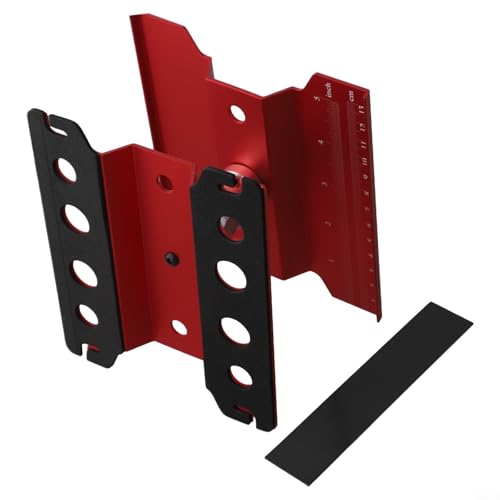 Verstellbare Werkbank für ferngesteuerte Autos mit robuster Konstruktion, magnetischer Werkzeugorganisation und Vielseitigkeit (schwarz) von Entgoinggo