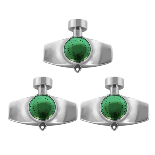 Verstellbares Gartensprinklersystem, mit 360-Grad-Abdeckung, Metall-Zink-Legierung, Sprühkopf für Rasenbewässerung, Gewächshaus (blau) von Entgoinggo
