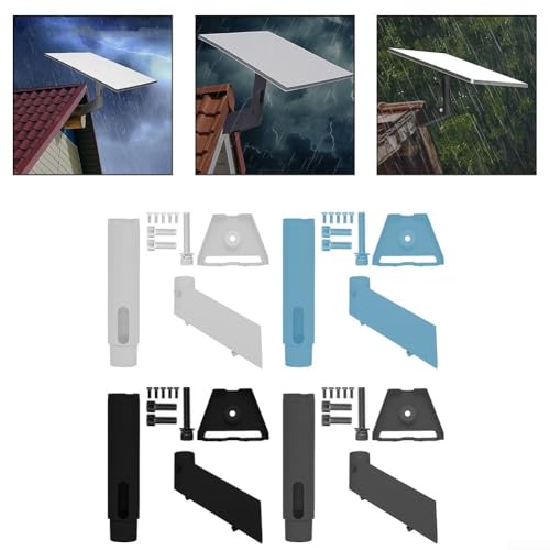 Wandhalterung kompatibel mit Starlink Dish für V3, Standard-Halterung aus Aluminiumlegierung für Gen 3 für Starlink für stabile Installation im Freien (grau) von Entgoinggo