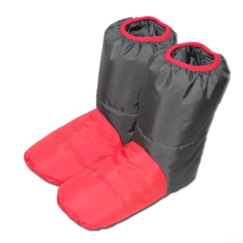 Winter-Thermo-Fußsäcke zum Wandern, halten die Füße bei Outdoor-Aktivitäten warm (rot) von Entgoinggo