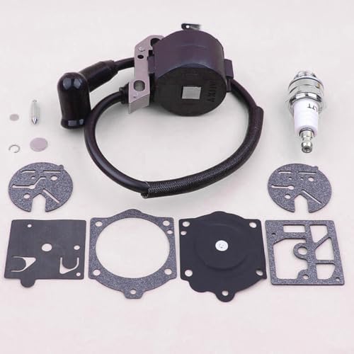 Zündspule und Essential Vergaser Reparatursatz für Kettensäge Modellreihe 015 Zündspule und Essential Vergaser Reparatursatz für Kettensäge Modellreihe 015 von Entgoinggo