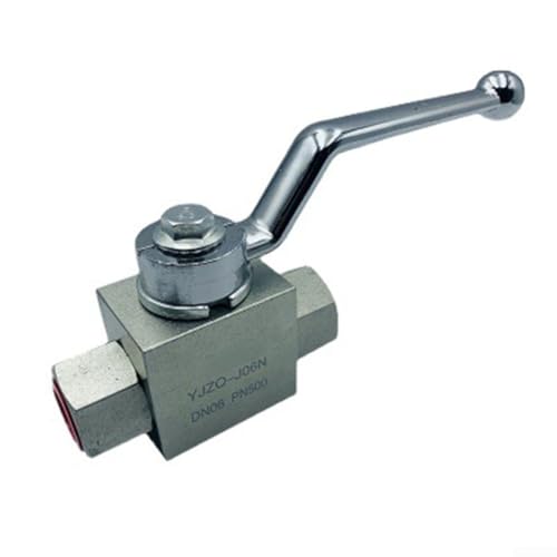 Zuverlässiger hydraulischer 2-Wege-Kugelhahn 500 bar MWP mit Gusseisenkörper (M16X1.5-DN8) von Entgoinggo