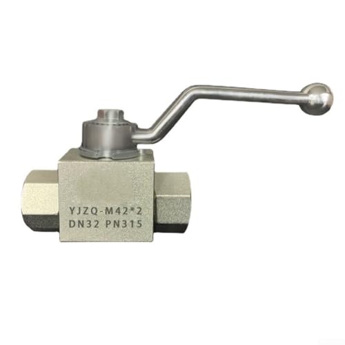 Zuverlässiger hydraulischer 2-Wege-Kugelhahn 500 bar MWP mit Gusseisenkörper (M18X1.5-DN10) von Entgoinggo