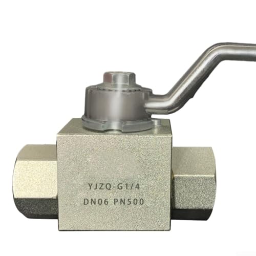 Zuverlässiger hydraulischer 2-Wege-Kugelhahn 500 bar MWP mit Gusseisenkörper (M22X1.5-DN15) von Entgoinggo