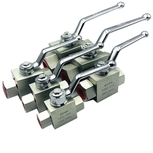 Zuverlässiger hydraulischer 2-Wege-Kugelhahn 500 bar MWP mit Gusseisenkörper (M27X2-DN20) von Entgoinggo