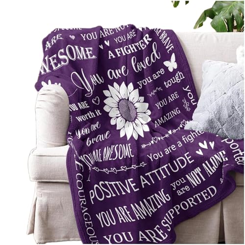 Enthusiasm Gute Besserung, Geschenke für Frauen, Heilungsdecke, Trauergeschenk, Sie sind ein tolles Geschenk für Frauen, Decke (150 x 200 cm) von Enthusiasm