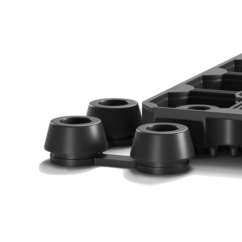 Entrando Gummi Fußmatte Adapter - Verbinder für Ringgummimatte - Schwarz, 22 mm von Entrando