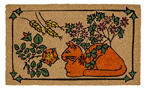 Victoria and Albert Museum "This Is the Cat" Coir Fußmatte von Entryways