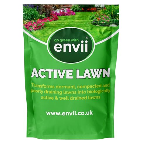 Envii Active Lawn – Rasen Bodenverbesserer Garten zersetzt Lehm und verbessert die Luftzirkulation Behandelt 40m2 von Envii