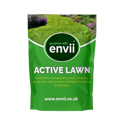 Envii Active Lawn – Rasen Bodenverbesserer Garten zersetzt Lehm und verbessert die Luftzirkulation Behandelt 40m2 von Envii