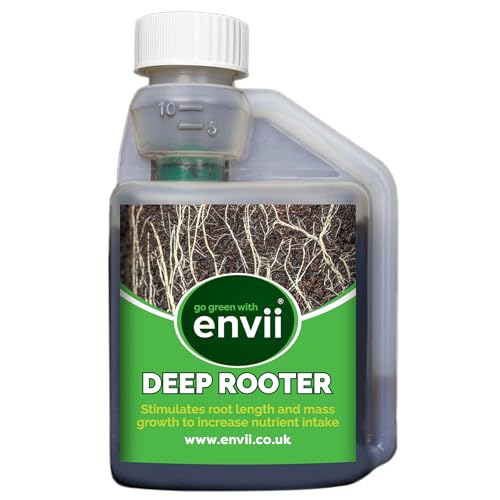 Envii Deep Rooter – Wurzelwachstum, Wurzeldünger, Wurzelhormone und Wurzelstimulator - Natürliche Wurzel Stimulator, Pflanzennahrung und Pflanzendünger Flüssig - 250ml Konzentrat von Envii