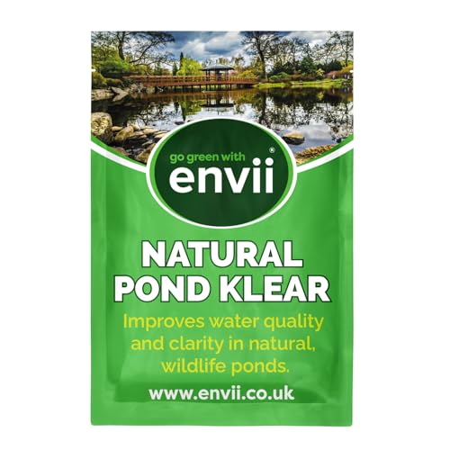 Envii Natural Pond Klear – Natürlicher Teichreiniger, zur Behandlung von grünem Wasser (Behandelt 50.000L) von Envii