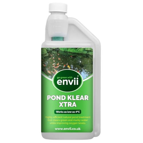 Envii Pond Klear Xtra – Teichpflege, teichklar Wasseraufbereiter und Wasserklärer zur Klar von grünem Wasser - 1 Liter Envii Pond Klear Xtra – Teichpflege, teichklar Wasseraufbereiter und Wasserklärer zur Klar von grünem Wasser - 1 Liter von Envii
