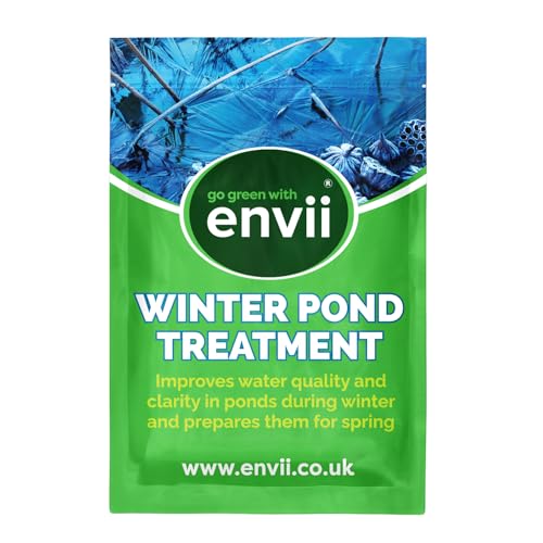 Envii Winter Pond Treatment – Teichbehandlung im Winter, 12 Tabletten reichen zur Behandlung von 60.000 Litern, wirken bei Allen Temperaturen von Envii