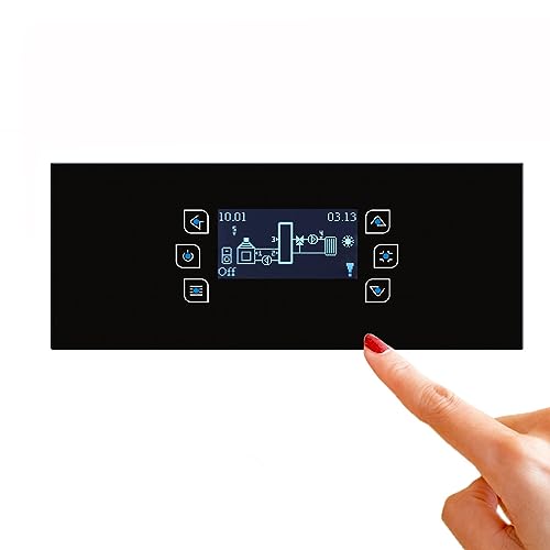 ENVIRON- Clima600 Touch Witterungsgeführter Heizkreisregler mit Wlan-Modul und Fühlerset | Mischerregelung Fußboden Heizung Steuerung Regler für Pumpengruppe Heizungspumpe Verteiler (Mit Wlan-Modul) von Environ