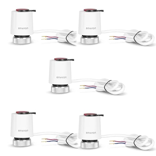 ENVIRON- ComfortFlow Stellantrieb M30 x 1.5 230V | für Fußbodenheizung | Heizung (5 Stück) von Environ