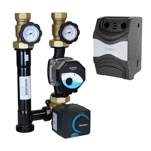 ENVIRON- DN32 Pumpengruppe Heizkreis mit Drei-Wege-Mischer und Stellmotor Heizkreisset Mischer Anbindesystem mit Umwälzpumpe Hocheffizienzpumpe 32/8 ENVIRON- DN32 Pumpengruppe Heizkreis mit Drei-Wege-Mischer und Stellmotor Heizkreisset Mischer Anbindesystem mit Umwälzpumpe Hocheffizienzpumpe 32/8 von Environ