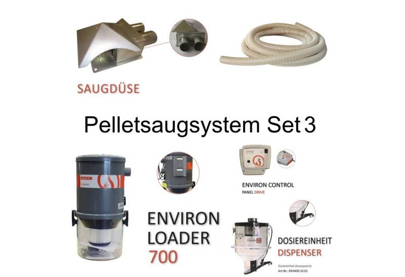 Environ Absaugstation Environ Pelletsaugsystem Set 3 - Pellet entnahme durch Saugdüse von Environ