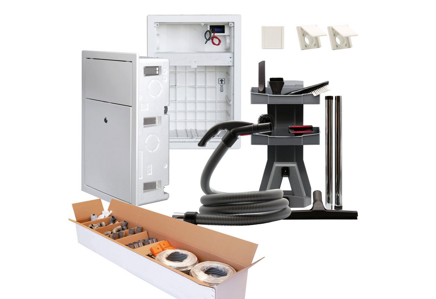 Environ Absaugstation Zentralstaubsauger Set 150m² / Wohlfühlpaket von Environ