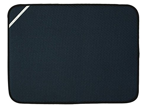 Envision Home Xl Dish Drying Mat Black 24" L _ 18" W Microfiber Absorbent 41378 von Fox Run