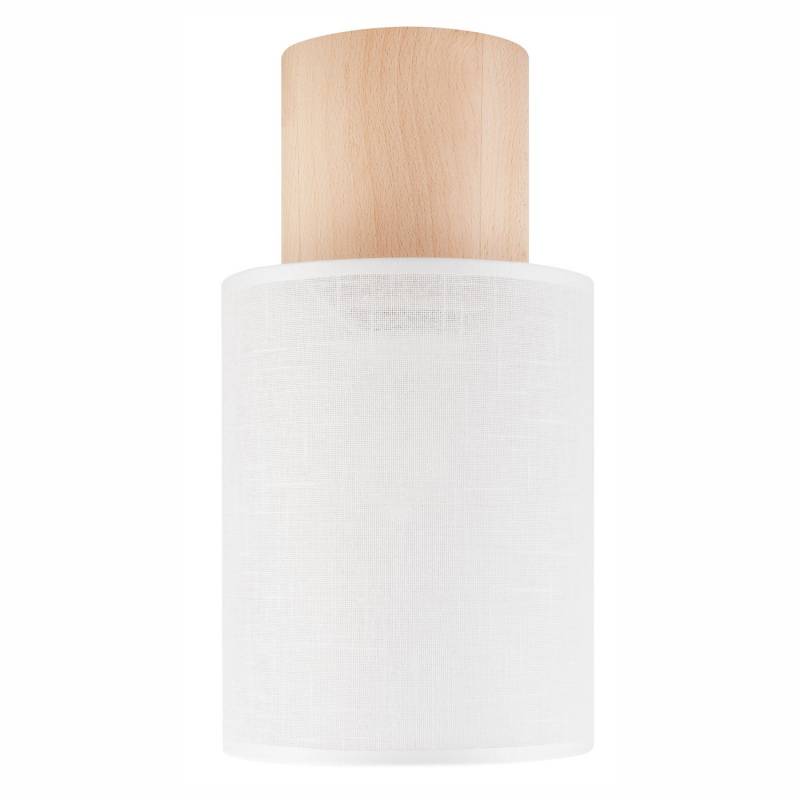 B-Ware Envostar Asolita Deckenleuchte Lampe Stoffschirm Weiß Wohnzimmer Beleuchtung von Envostar