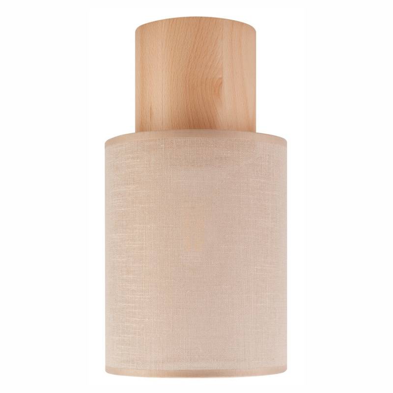 B-Ware Envostar Asolita Deckenleuchte Stoffschirm Beige Deckenlampe Lampe Leuchte Spot von Envostar