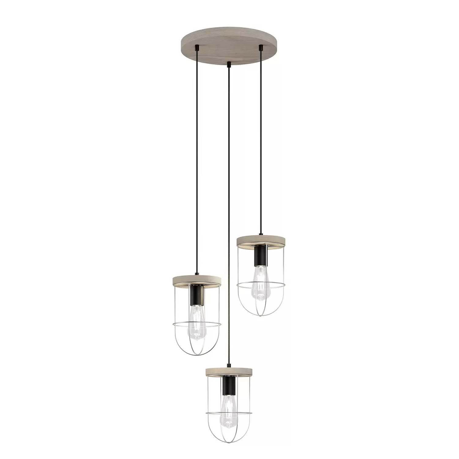 Envostar Neptuna Hängeleuchte Dreiflammig Rondell Pendelleuchte Leuchte Lampe B-Ware von Envostar