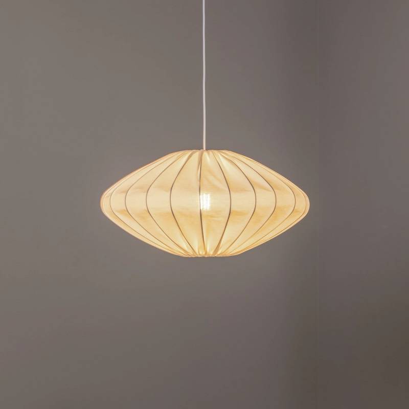 Envostar Orlanda Hängelampe Baumwolle Weiß Ellipse Deckenlampe Lampe Leuchte B-Ware von Envostar
