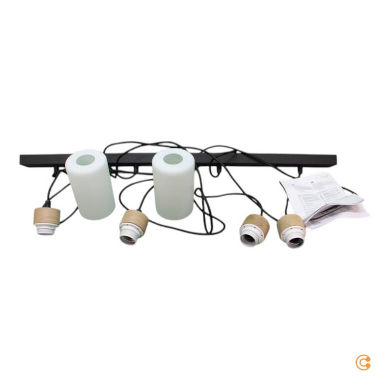 Envostar Talia Hängeleuchte Pendelleuchte Deckenlampe Lampe 4 Flammig Eiche Weiß B-Ware von Envostar