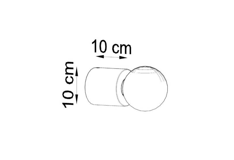 Envostar Wandleuchte Peach Puff, Nicht enthalten, 1 x 15 W LED von Envostar