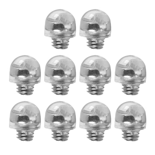 Enwye 10 Stück Silberne Haarscheren-Schalldämpfer Aus Gummi, Zubehör Für Schalldämpfer Aus Gummi, Für Leise Friseursalons Und Den Heimgebrauch (3 Mm) von Enwye