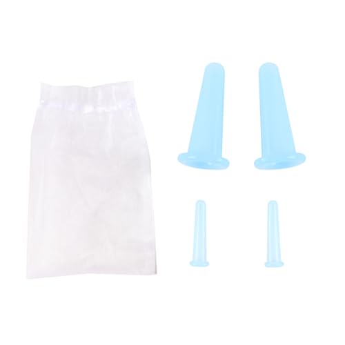 Enwye 4-teiliges Lymphdrainage-Set aus Silikon, geeignet für Gesicht, Beine, Bauch usw. von Enwye