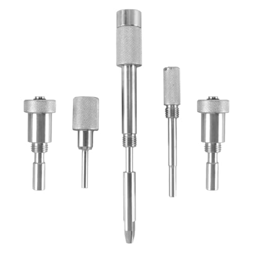 Enwye 5-teiliges Motoreinstellwerkzeug-Set für 2.3 JTD 3.0 JTD 3.0 HDI, Nockenwellen-Arretierwerkzeug-Set, Antriebsarretiermechanismus-Set, Kfz-Riemen-Einstellwerkzeug von Enwye