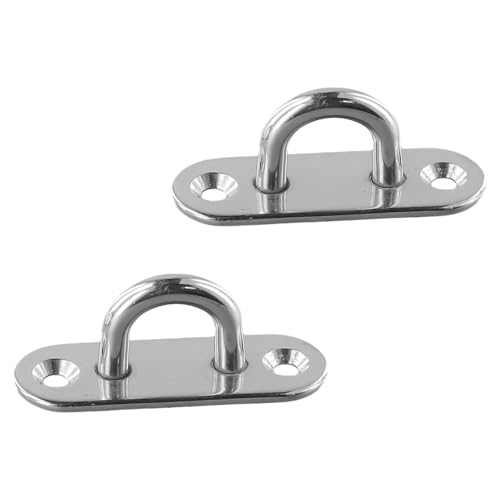 Augplatte Edelstahl 2 Stück Haken Augenplatte Heavy Duty Stahl Edelstahl Pad Mount Wand U Boot Deckenaufhänger Ring Garage Design Form Augplatte Edelstahl 2 Stück Haken Augenplatte Heavy Duty Stahl Edelstahl Pad Mount Wand U Boot Deckenaufhänger Ring Garage Design Form von EnxJire