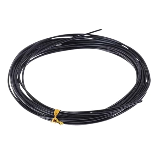 Bonsai-Aluminiumdraht 1 mm, 1,5 mm, 2 mm, 2,5 mm, 3 mm, schwarzer Aluminium-Bonsai-Trainingsdraht, Garten-DIY-Werkzeug for Pflanzenformen(2.0mmx5 meters) von EnxJire