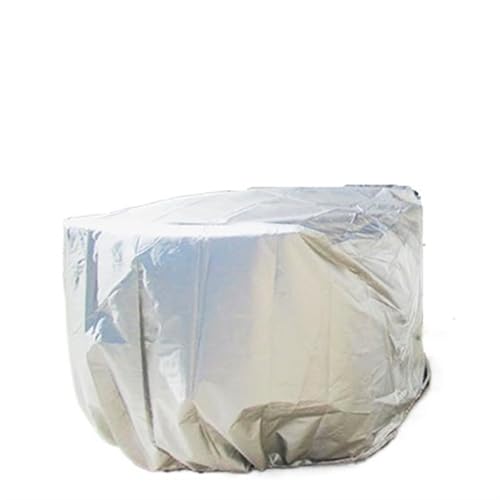 EnxJire Abdeckung für Gartenmöbel 150 Größen Oxford Tuch Möbel staubdichte Abdeckung for Rattan Tisch Cube Stuhl Sofa wasserdichte Regen Garten Terrasse Schutzhülle(Silver,160x160x80cm) von EnxJire