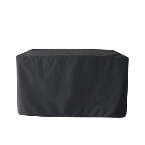 EnxJire Abdeckung für Gartenmöbel 72 Größen Oxford Tuch Möbel staubdichte Abdeckung for Rattan Tisch Cube Stuhl Sofa wasserdichte Regen Garten Terrasse Schutzhülle(Black,315x160x74cm) von EnxJire