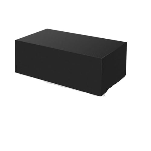 EnxJire Abdeckung für Gartenmöbel 90 Größen Outdoor-Terrasse Gartenmöbel wasserdichte Abdeckungen Regen Schnee Stuhlhussen for Sofa Tisch Stuhl staubdichte Abdeckung(Black,150X150X75cm) von EnxJire