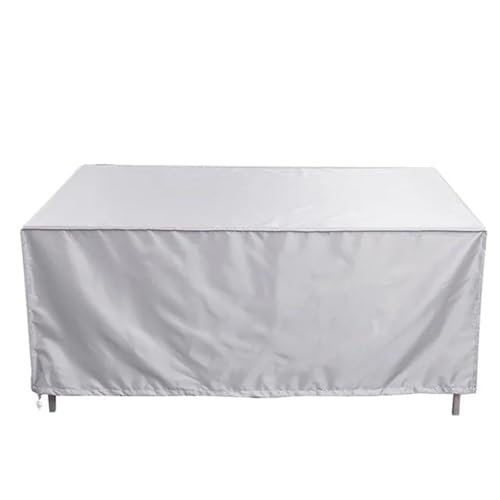 EnxJire Abdeckung für Gartenmöbel Kleine wasserdichte Abdeckungen for Terrassen- Und Gartenmöbel Im Freien, Regen, Schnee, Stuhlhussen, Sofa, Tisch, Stuhl, Staubdicht(Silver,145x85x80cm) von EnxJire