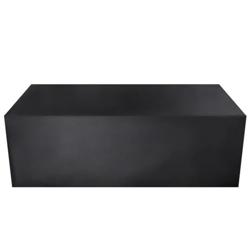 EnxJire Abdeckung für Gartenmöbel Kleine wasserdichte Abdeckungen for Terrassen- und Gartenmöbel im Freien, Regen, Schnee, Stuhlhussen, Sofa, Tisch, Stuhl, staubdicht(Black,205x90x60cm) von EnxJire