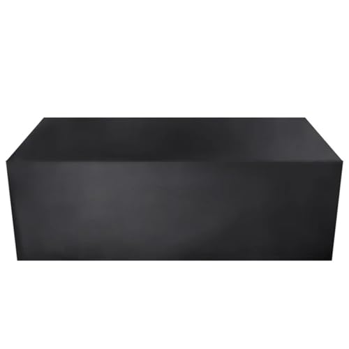 EnxJire Abdeckung für Gartenmöbel Outdoor-Abdeckung MÖBELABDECKUNG Wasserdichter und staubdichter Möbel-Sofa-Abdeckungs-Garten-Esstisch-Stuhl-Abdeckungs-Gepäck-Abdeckung(Black,40x40x40) von EnxJire