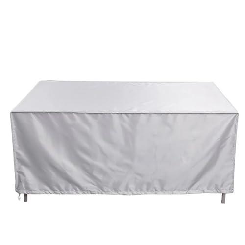 EnxJire Abdeckung für Gartenmöbel Outdoor-Abdeckung MÖBELABDECKUNG Wasserdichter und staubdichter Möbel-Sofa-Abdeckungs-Garten-Esstisch-Stuhl-Abdeckungs-Gepäck-Abdeckung(Silver,287x155x82) von EnxJire