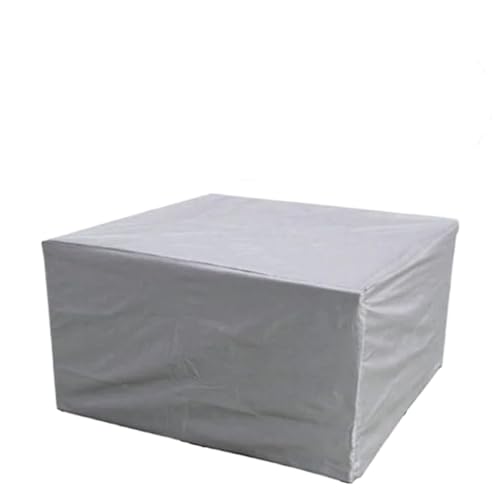 EnxJire Abdeckung für Gartenmöbel wasserdichte Abdeckungen for Terrassen- und Gartenmöbel im Freien, Regen, Schnee, Stuhlhussen for Sofa, Tisch, Stuhl, staubdicht(Silver,190x125x80CM) von EnxJire