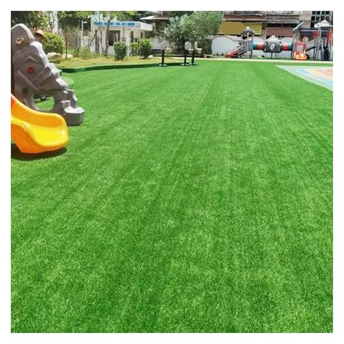 EnxJire Ineinandergreifende Rasenfliesen 10 Pcs 12 Inchx12 Zoll Gras Bodenbelag Fliesen Grün Ineinander greifen Deck Decor Pad von EnxJire