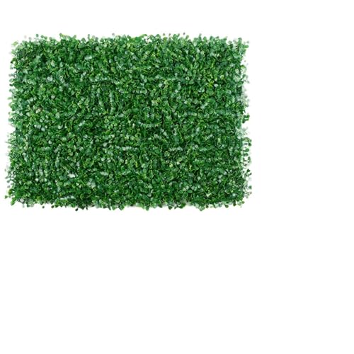 EnxJire Ineinandergreifende Rasenfliesen 40x60cm Künstliche Pflanzen Wände Laub Hecke Gras Matte Grün Panels Zaun Wohnkultur Gefälschte von EnxJire