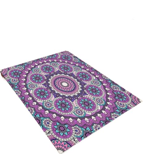 EnxJire Outdoor-Teppich Floral Bereich Teppich for Badezimmer Eingang Flur Dekor weiche Fußmatte geometrische Muster Bodenmatte(Color18,40x120cm 16x47 inch) von EnxJire