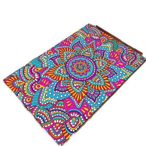 EnxJire Outdoor-Teppich Floral Bereich Teppich for Badezimmer Eingang Flur Dekor weiche Fußmatte geometrische Muster Bodenmatte(Type 1,100x160cm 39x63 inch) von EnxJire