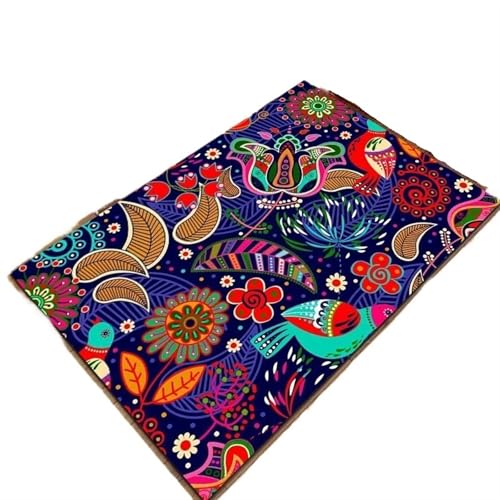 EnxJire Outdoor-Teppich Floral Bereich Teppich for Badezimmer Eingang Flur Dekor weiche Fußmatte geometrische Muster Bodenmatte(Type 3,40x60cm 16x24 inch) von EnxJire